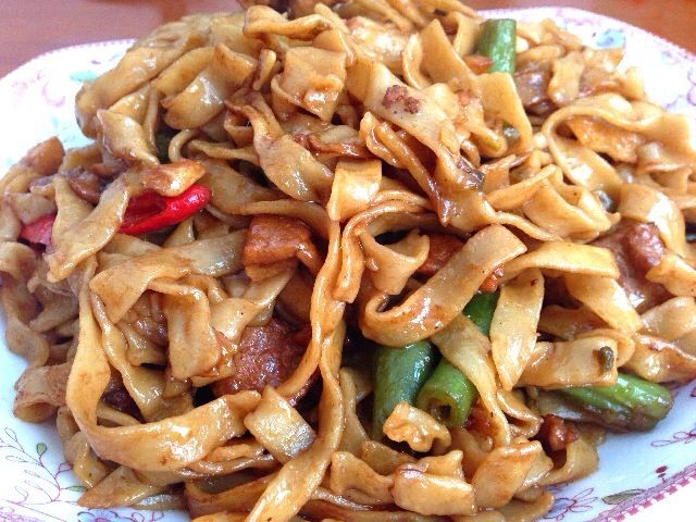 扁豆焖宽面