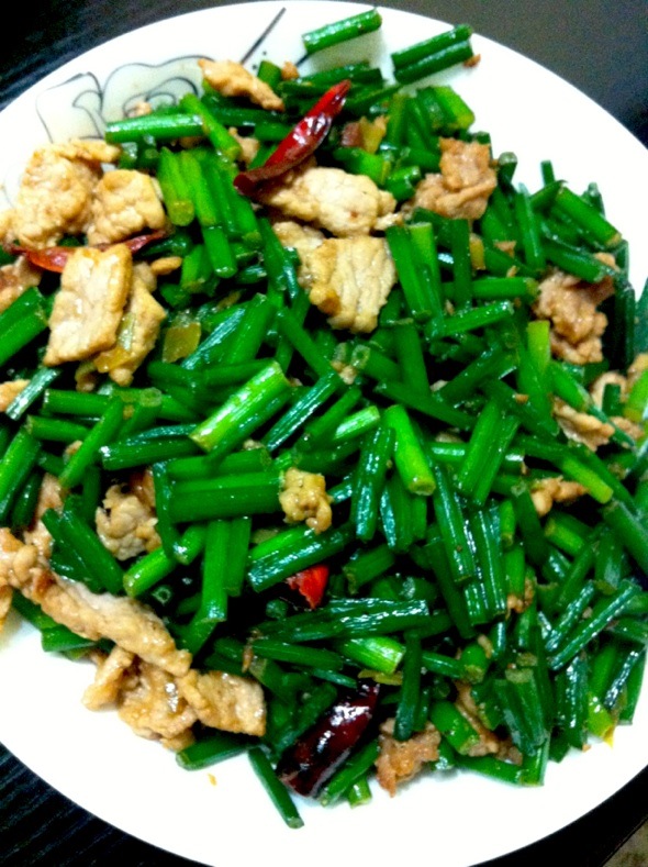 韭苔炒肉