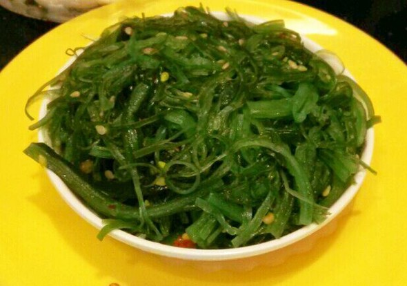 凉拌海菜,鸡蛋羹,煎饺