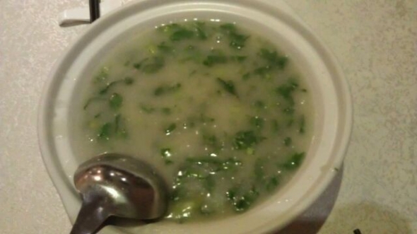 青菜皮蛋汤