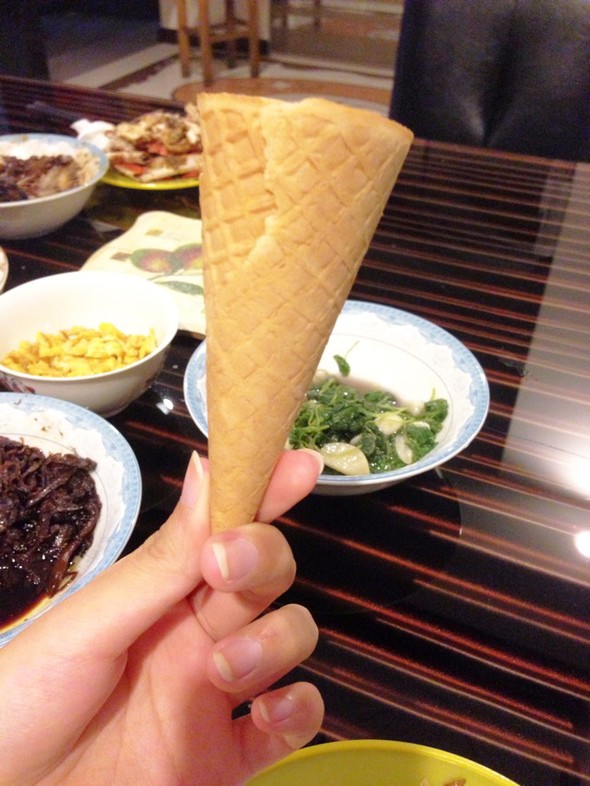 蛋筒!