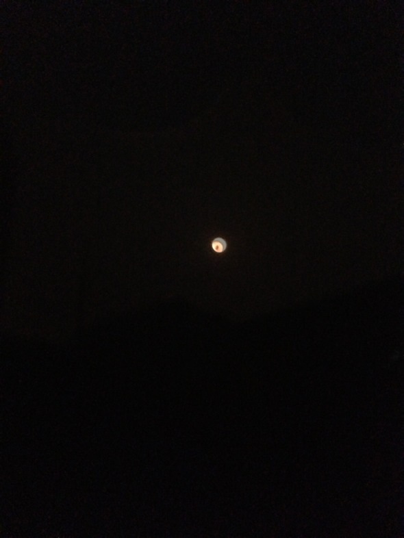 昨天晚上的月亮