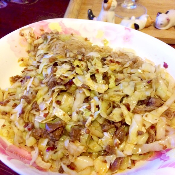白菜肉末粉丝