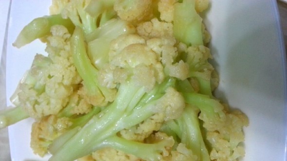 蒜蓉花菜