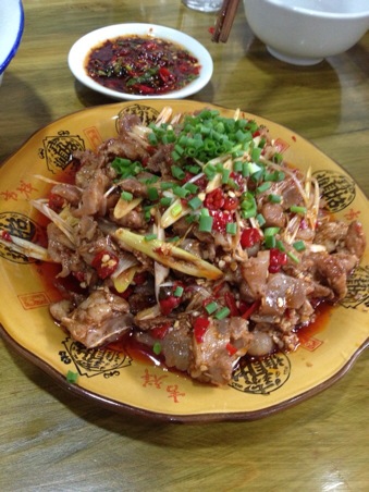 凉拌鸭肠.