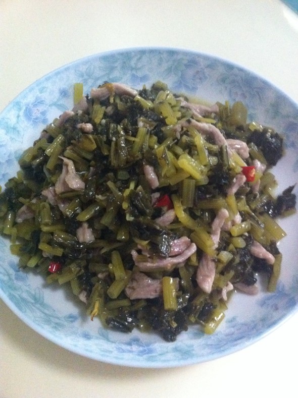 咸菜肉丝