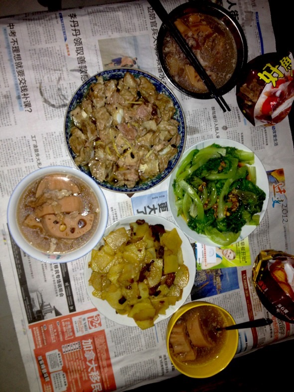 母亲做的饭