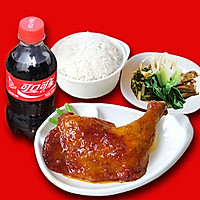 玉环便当-好记便当 奥尔良鸡腿饭 可乐