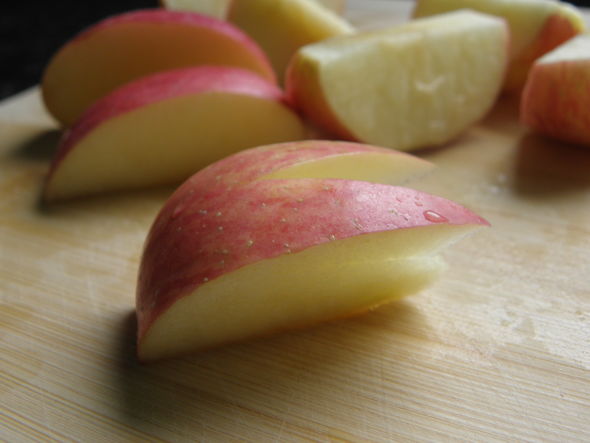 切兔子苹果