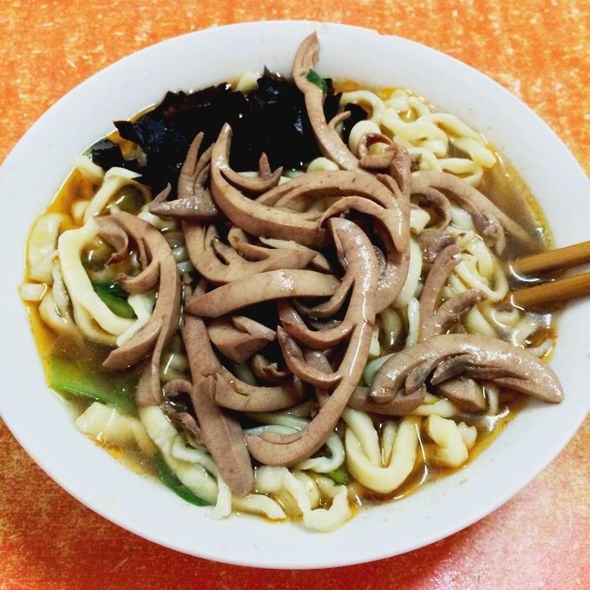 早餐:腰花面