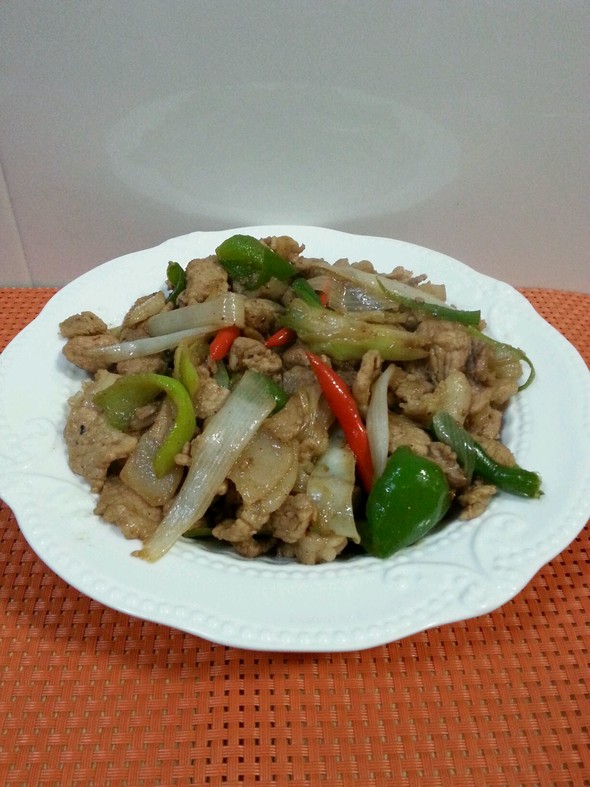 大葱炒肉